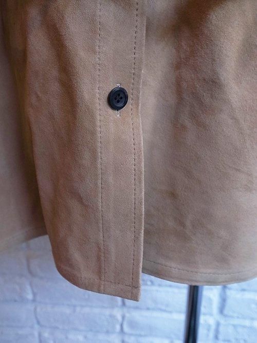 STRUM/ストラム】Calf Suede Long Cardigan (BEIGE) - Karaln