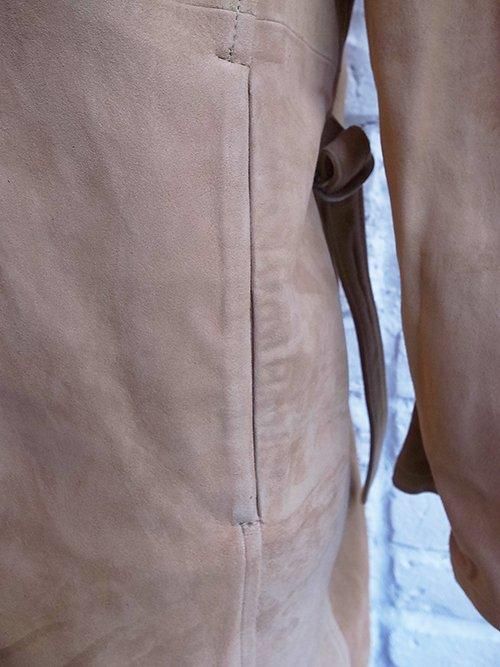 STRUM/ストラム】Calf Suede Long Cardigan (BEIGE) - Karaln