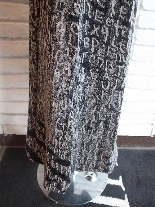 DISTORTION 3 by PR-y/NUDE:MM】 Wool Back Cut Jacquard Jersey