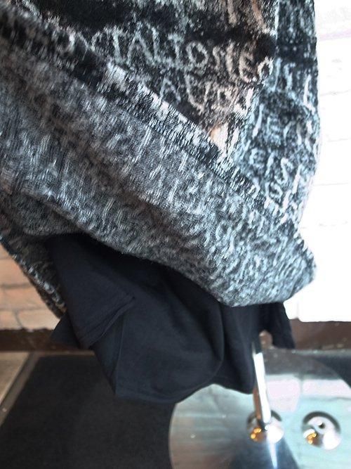 DISTORTION 3 by PR-y/NUDE:MM】 Wool Back Cut Jacquard Jersey