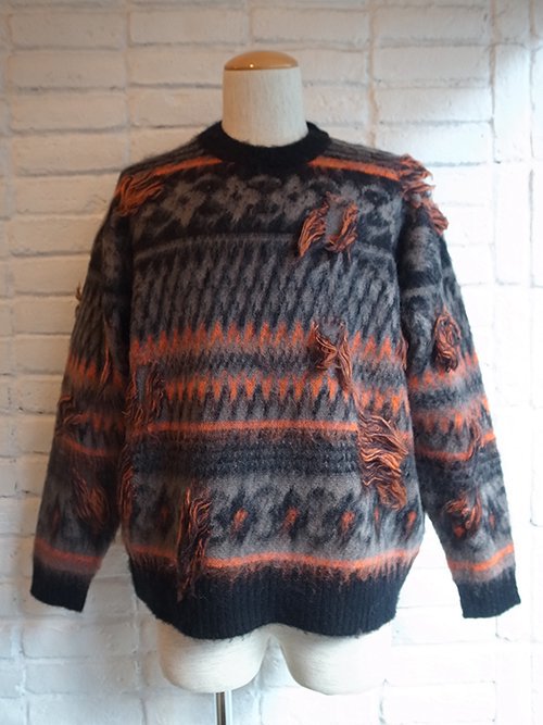 amok/アモク】NORDIC MOHAIR KNIT (BLACK) - Karaln  (カーラル)：incarnation・nude:masahikomaruyama・kiryuyrik・yoshiokubo・amok など公式取扱店・通販サイト