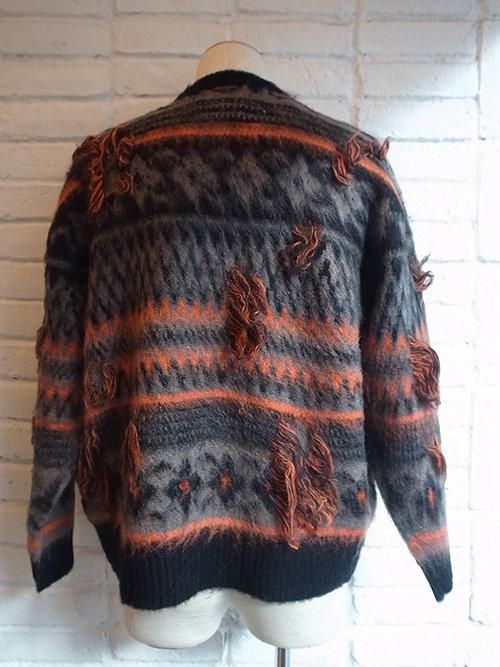 amok/アモク】NORDIC MOHAIR KNIT (BLACK) - Karaln (カーラル amok/アモク】NORDIC MOHAIR KNIT (BLACK) - Karaln (カーラル