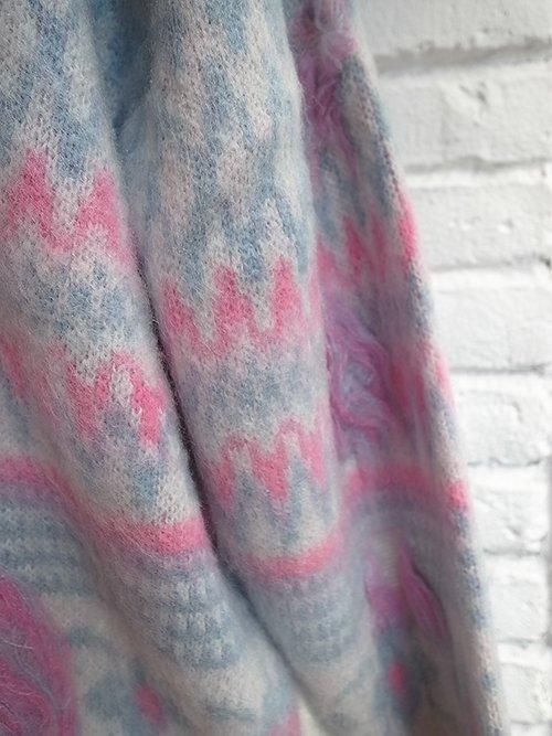 amok/アモク】NORDIC MOHAIR KNIT (MINT) - Karaln (カーラル