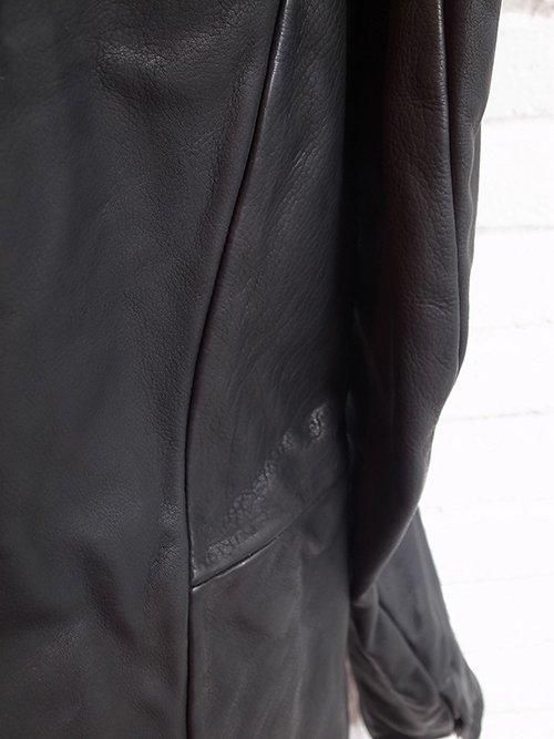 incarnation】 HEAVY WEIGHT BABY CALF LEATHER HI COLLAR ZIP incarnation】 HEAVY WEIGHT BABY CALF LEATHER HI COLLAR ZIP