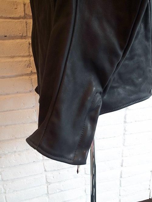 incarnation】 HEAVY WEIGHT BABY CALF LEATHER HI COLLAR ZIP incarnation】 HEAVY WEIGHT BABY CALF LEATHER HI COLLAR ZIP
