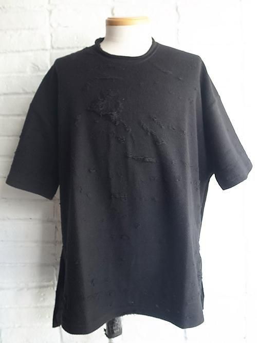 nude:masahiko maruyama】Cotton Damege Jaquard jersey SHORT