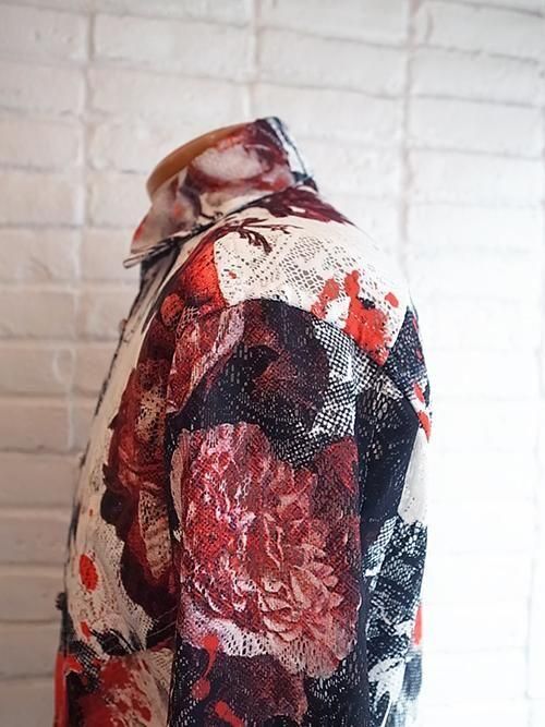 kiryuyrik 23SS ヴィンテージフローラ柄シャツ M kiryuyrik - Splash Flora Shirt / スプラッシュフローラ シャツ