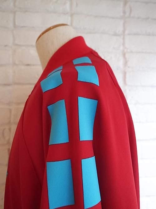 amok/アモク】WIDE STITCHING TRACK JACKET (RED) - Karaln (カーラル