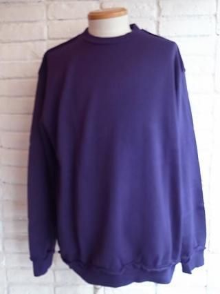 <img class='new_mark_img1' src='https://img.shop-pro.jp/img/new/icons8.gif' style='border:none;display:inline;margin:0px;padding:0px;width:auto;' />STRUM/ȥHard Twist Yarn Heavy Pile Crew Neck Sweatshirt (PURPLE)