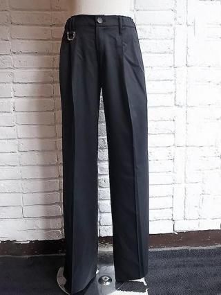 <img class='new_mark_img1' src='https://img.shop-pro.jp/img/new/icons8.gif' style='border:none;display:inline;margin:0px;padding:0px;width:auto;' />kiryuyrik/奦奦2/76 Gabagine Wide Slacks (Black)