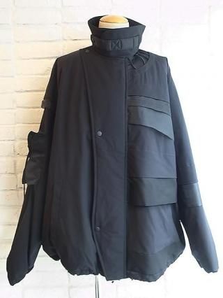 <img class='new_mark_img1' src='https://img.shop-pro.jp/img/new/icons8.gif' style='border:none;display:inline;margin:0px;padding:0px;width:auto;' />【yoshiokubo/ヨシオクボ】SLASH BLOUSON (BLACK)