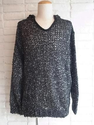 <img class='new_mark_img1' src='https://img.shop-pro.jp/img/new/icons8.gif' style='border:none;display:inline;margin:0px;padding:0px;width:auto;' />【A NOVEL DAY./アノーベルデイ】3G RAVEN TUCK MESH HD (BLACK)