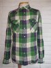 <font color=red>70%OFF</font>【DELAY by Win&Sons/ディレイ】CHECK Shirt (GREEN)