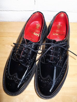 <font color=red>60%OFF</font>1 piu 1 uguale 3Trickers BOURTON shoes(ENAMEL-BLACK/BLUE)