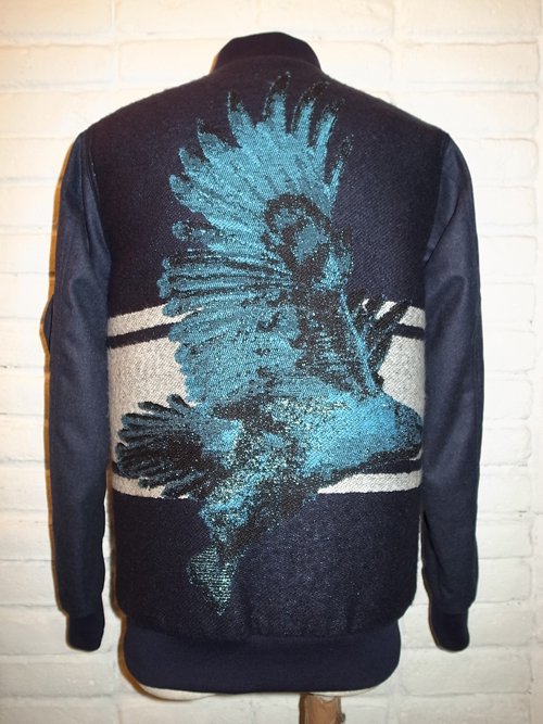 70%OFF【yoshio kubo/ヨシオクボ】REVERSIBLE EAGLE BLOUSON (NAVY