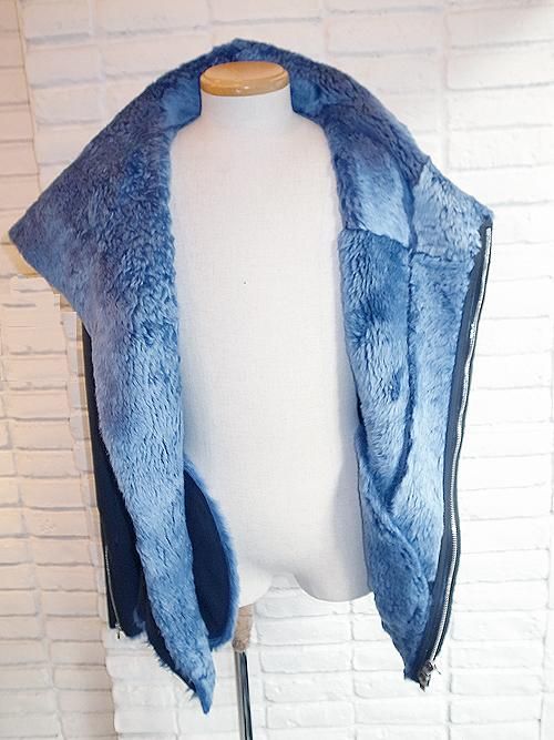 incarnation/インカネーション】WRAP NECK BIAS ZIP MOUTON incarnation/インカネーション】WRAP NECK BIAS ZIP MOUTON
