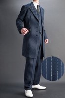 ズートスーツ・zoot suit ペンシルストライプ #0560 ネイビーブルー