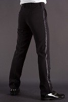 タキシードパンツ・ 側章付きパンツ #30004 ブラック