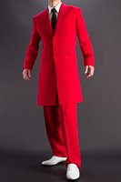 赤いズートスーツ
