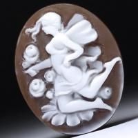 天使　シェル　カメオ　ルース 楽天市場】 作 シェルカメオルース【Beautiful Night and Day