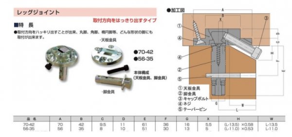 レッグジョイント 56-35