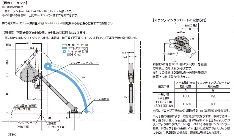 WEB限定 ソフトダウンステー LAMP スガツネ SDS-C100-TV型 キャッチ付