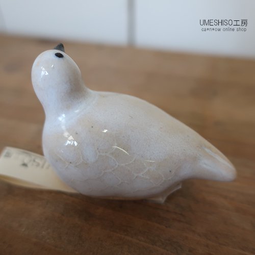 冬毛雷鳥のオブジェ 【UMESHISO工房】 - ca*n*ow online shop