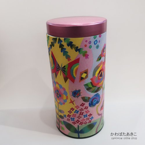 キャニスター缶（大）ピンク【かわばたあきこ】 - ca*n*ow online shop 
