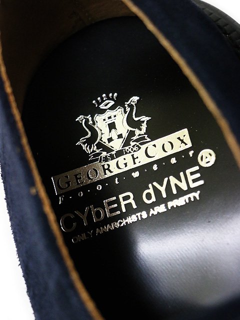 CYbER dYNE × George Cox creepers,ALASKA/Navysuede