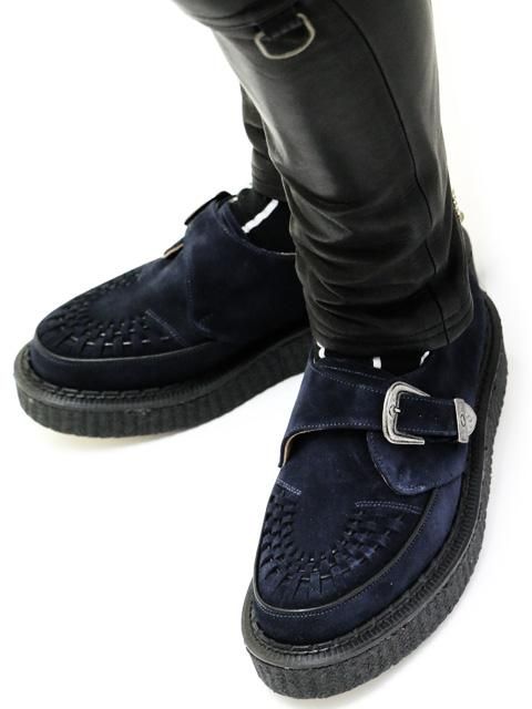 CYbER dYNE × George Cox creepers,ALASKA/Navysuede