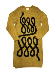 Uroboros Long Knit Sweater/Mastard