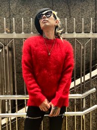 LIBBIT Mohair sweater /Telephonebooth Red