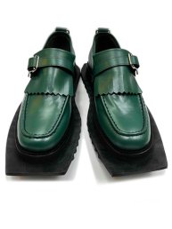 Leather Fringe Loafer -TaNK-ForestGreen<img class='new_mark_img2' src='https://img.shop-pro.jp/img/new/icons2.gif' style='border:none;display:inline;margin:0px;padding:0px;width:auto;' />
