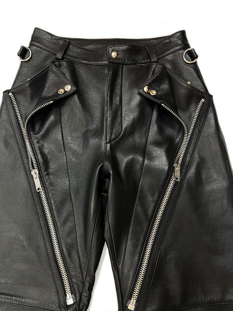 Leather Widepants -MarmaN-