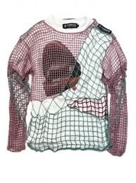 2025.Damage Net Shirt / FramingoPink  SaxeBlue<img class='new_mark_img2' src='https://img.shop-pro.jp/img/new/icons2.gif' style='border:none;display:inline;margin:0px;padding:0px;width:auto;' />
