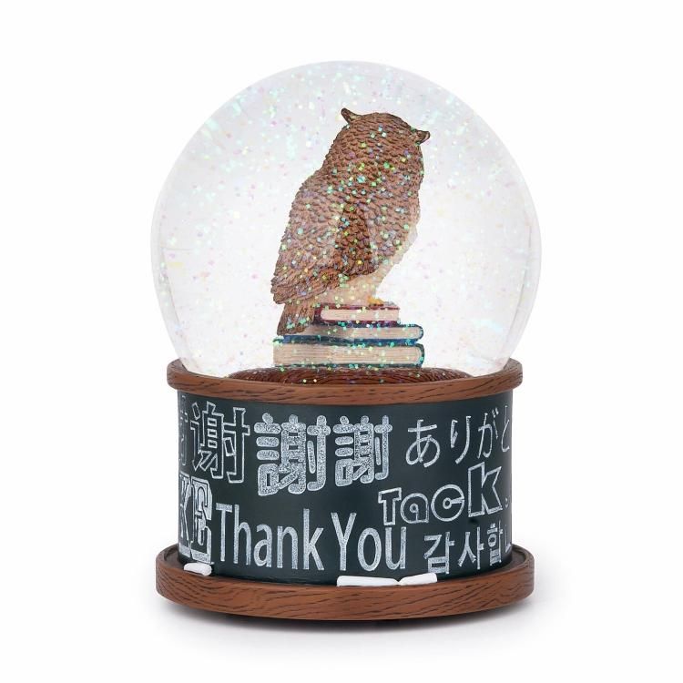 ほぼ未使用！スノーボール　フクロウのオルゴール キャロル・オブ・ザ・ベルズ ほぼ未使用！スノーボール フクロウのオルゴール キャロル・オブ・ザ