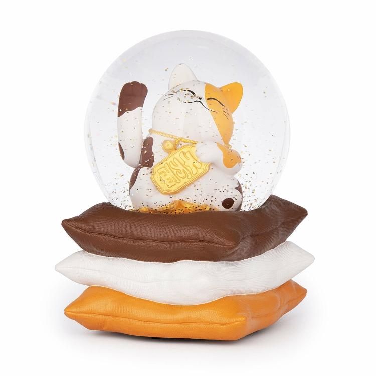 にこにこ招き猫(三毛) - スノードーム美術館 ONLINE SHOP