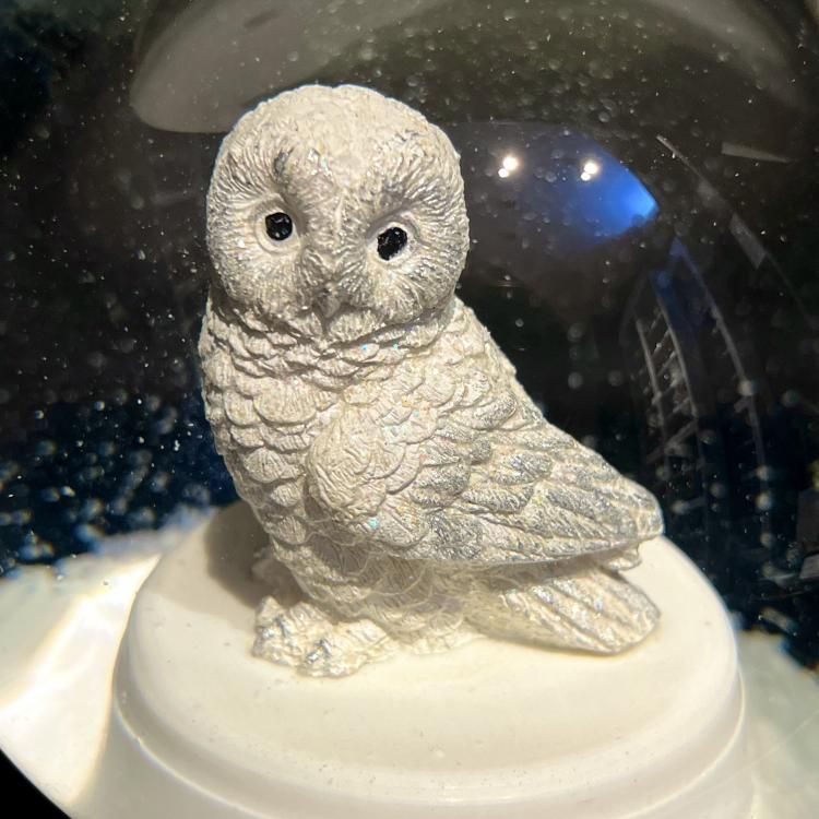 雪フクロウL - スノードーム美術館 ONLINE SHOP 雪フクロウL - スノードーム美術館 ONLINE SHOP