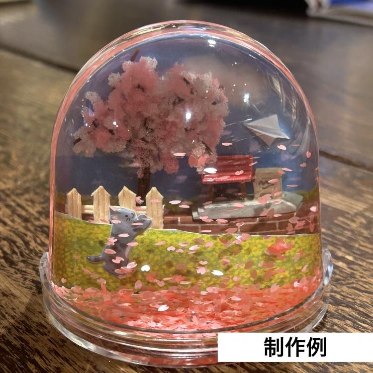 日本スノードーム協会オリジナルフォトドーム（パーテーション3