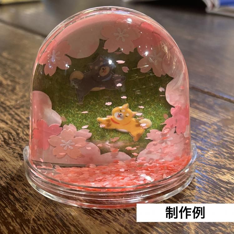 スノードーム│twinkle社製│トナカイと友達フォトフレーム│120