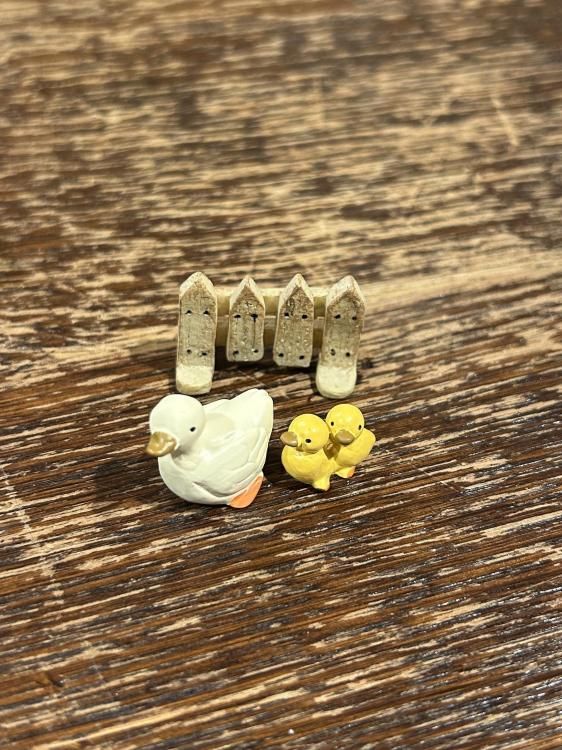 ミニフィギュア】ミニミニアニマルセット アヒル - スノードーム美術館