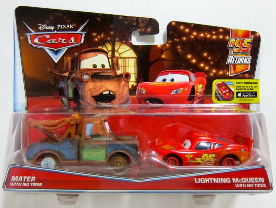 MATER with NO TIRES u0026 LIGHTNING McQUEEN with NO TIRES - PopSoda Web Shop