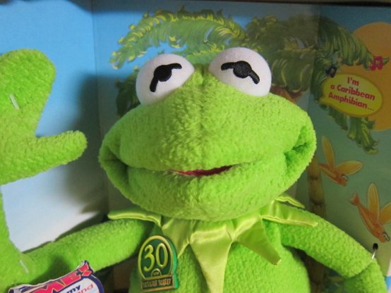 1999 Magic Talking Kermit the Frog ぬいぐるみ - PopSoda Web Shop