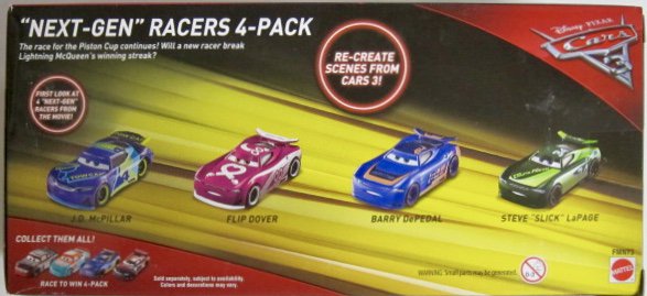 TARGET限定 MATTEL CARS 3 “NEXT-GEN” RACERS 4-PACK - PopSoda Web Shop
