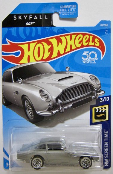 マテル ホットウィール 1/64スケール アストンマーチン 1963 DB5 007