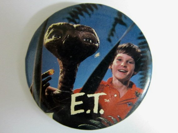 1982 E.T. ビンテージ 缶バッジ