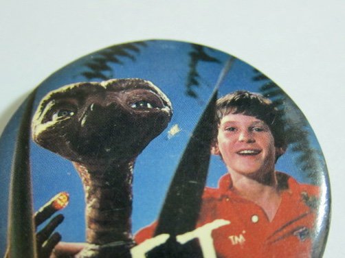 1982 E.T. ビンテージ 缶バッジ