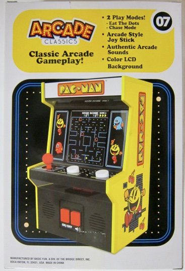 アーケード・クラシックス パックマン ARCADE CLASSICS PAC-MAN PACMAN ゲームウォッチ アーケードゲーム 筐体