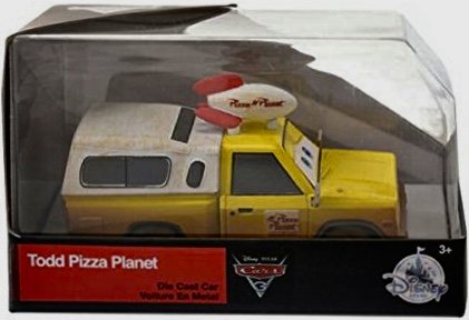 ディズニーストア　トッド　ピザプラネット　todd pizza planet ダイキャストカー　メタル　ミニカー　 die cast car voiture en metal
