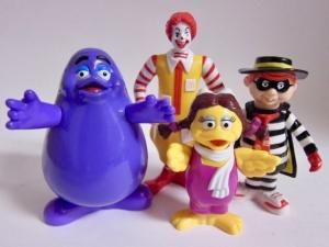 1993 マクドナルド ハッピーミールトイ フィギュア 全４種セット